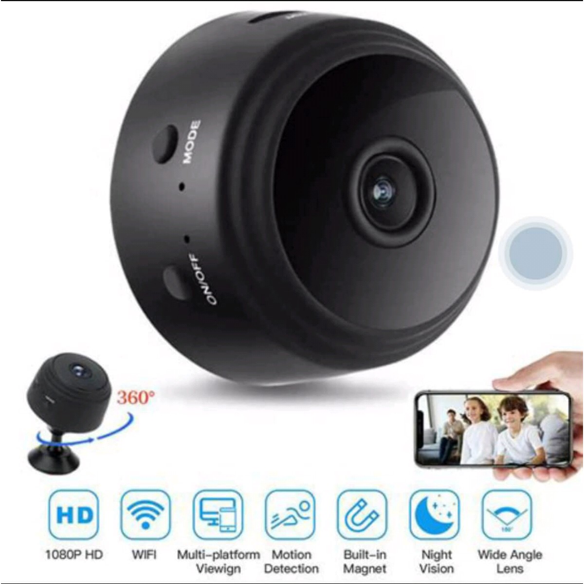 Mini Camera A9 - Photo 3