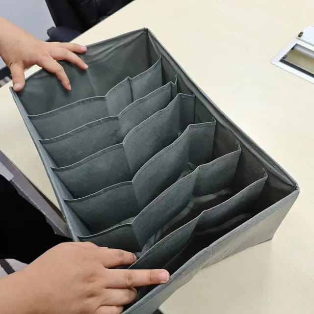 Boîte de rangement en tissu - Photo 3