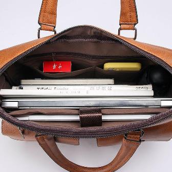 Sac à main pour hommes en cuir - Photo 2