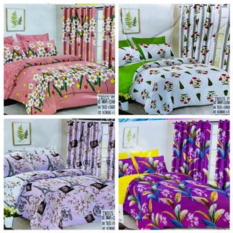 2 draps(3 places/2 places) + 4 taies + 2 rideaux - Photo 4