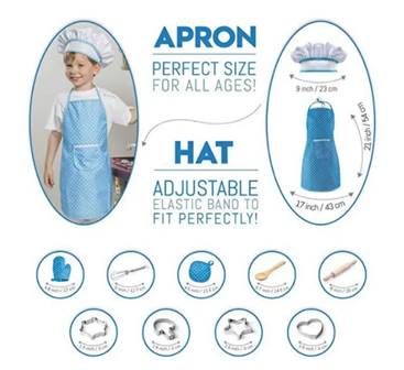 Ensemble tablier et accessoires cuisine - Photo 3