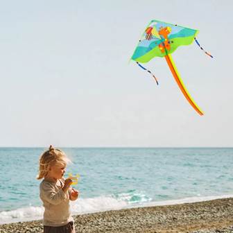 Cerf volant coloré modèles animaux  - Photo 3