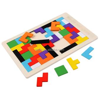 Jeux puzzle en bois Russian blocks - Photo 2